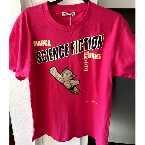 Astro Boy Atom Flying Mechine T-shirt Pink Unisex Osamu Tezuka Japan Limited - Picture 1 of 5